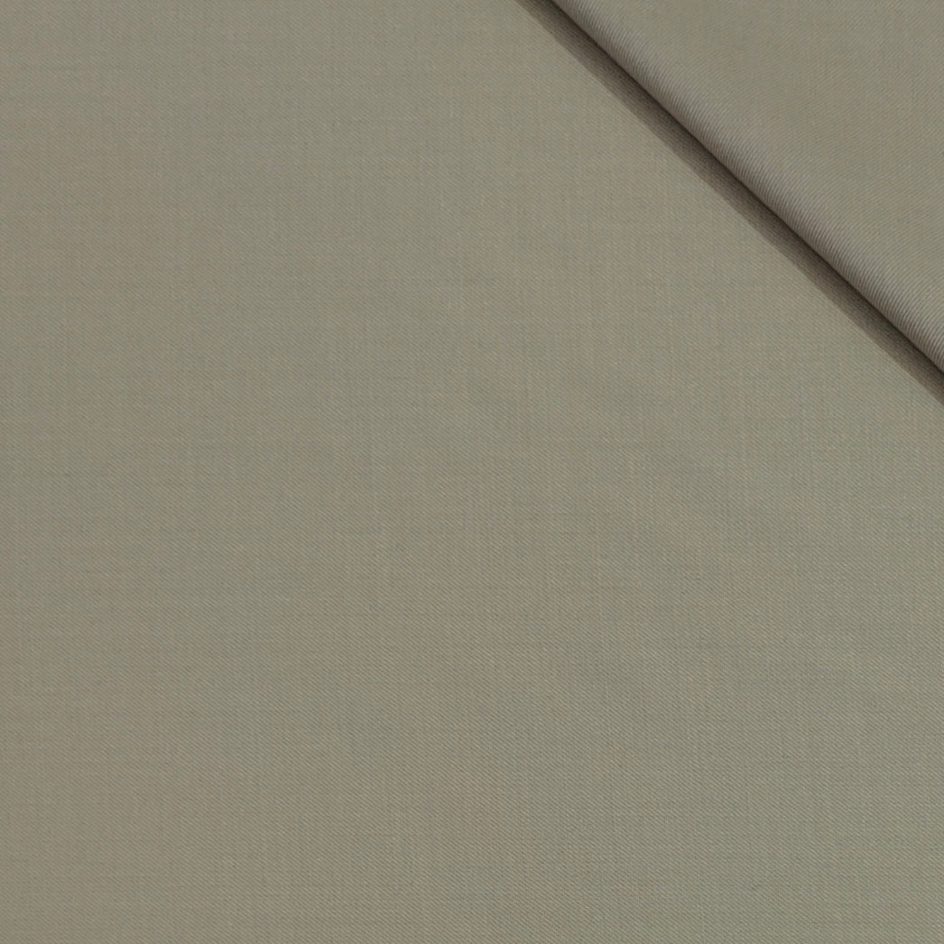 Trouser Fabric Raymond Super 100s Wool Blended Plain Colour Sand Brown